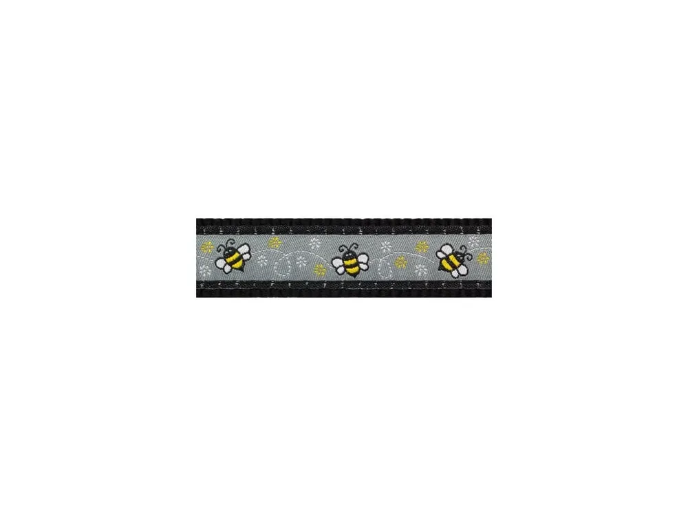 Poslední Šance Vodítko Red Dingo přepínací 20 mm x 2 m - Bumble Bee Black