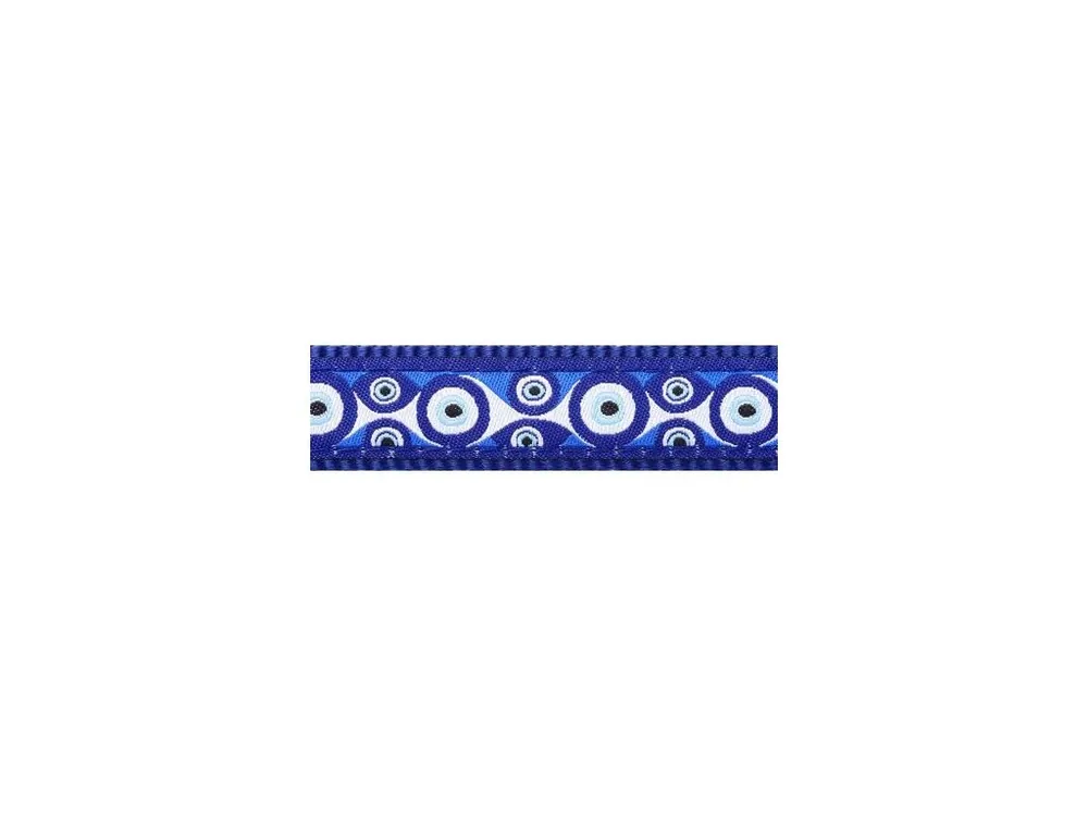 Vodítko Red Dingo přepínací 20 mm x 2 m - Evil Eye TmavěModrá Vrácení Zdarma