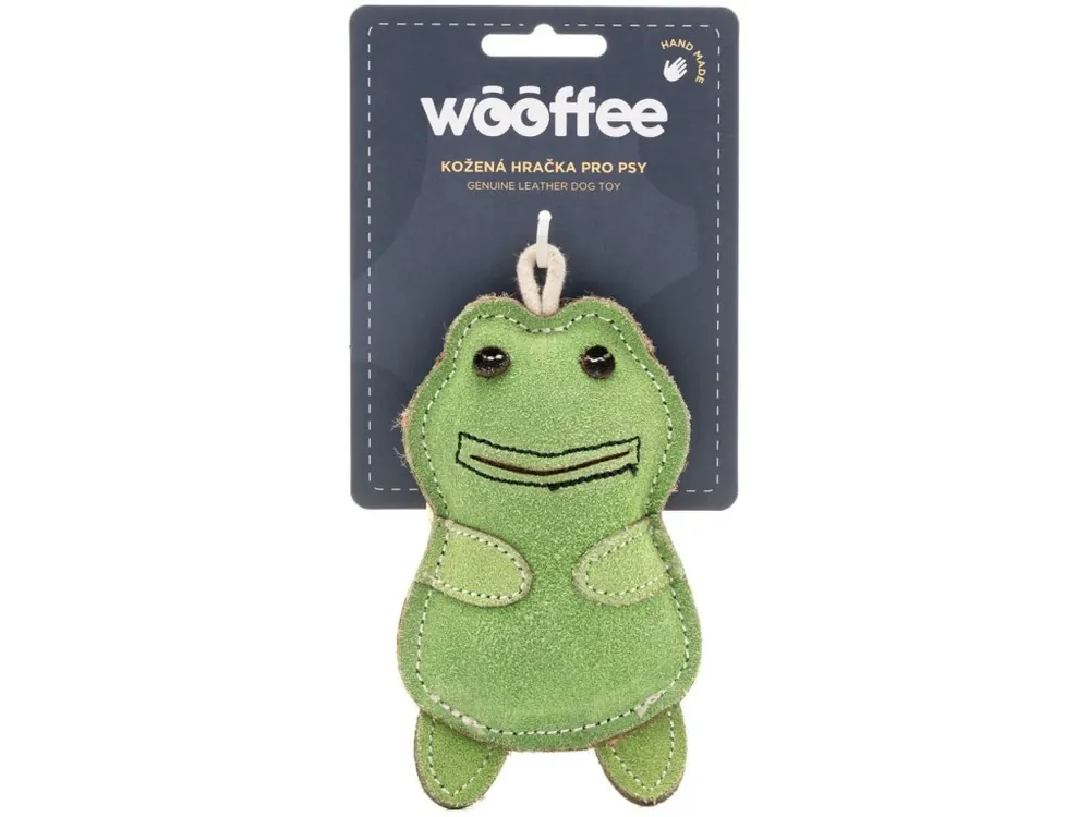 Wooffee kožená hračka Žabka Časově Omezené