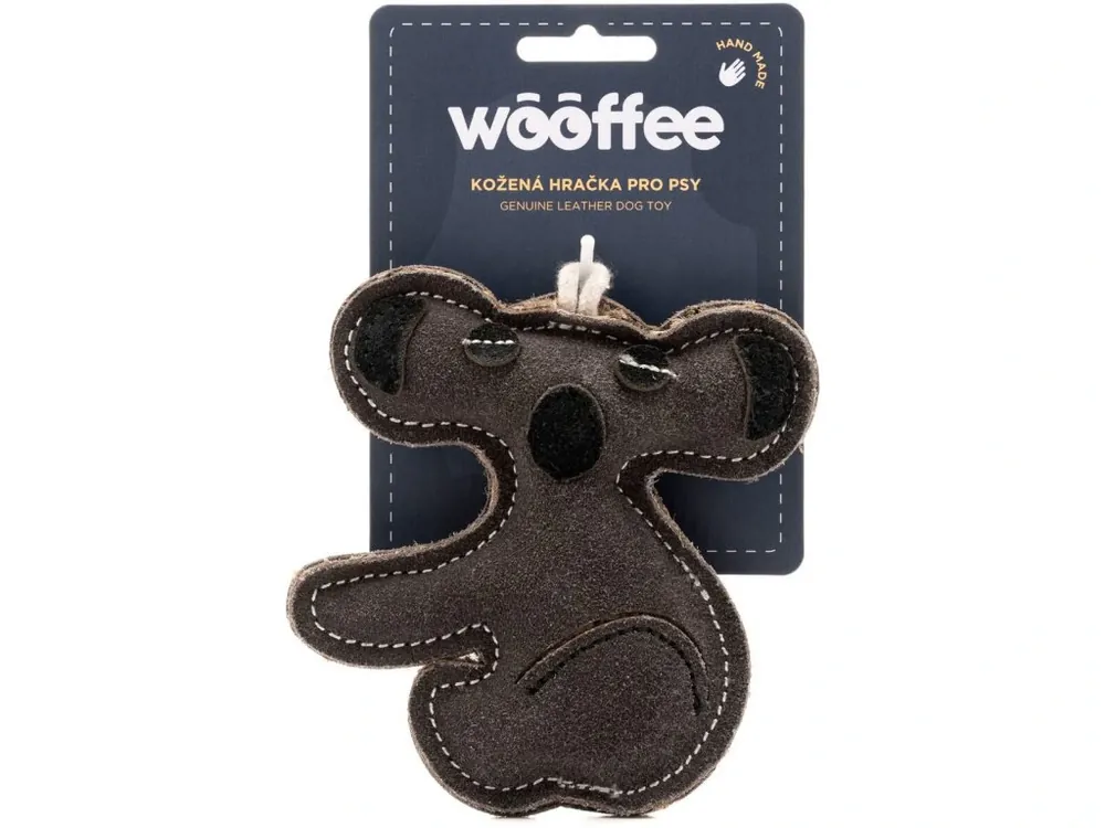 Bezpečná Platba Wooffee kožená hračka Koala