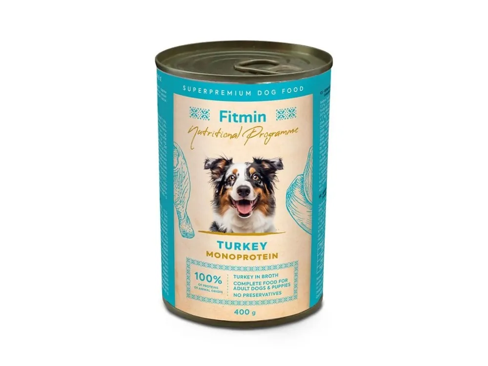 Fitmin dog NP mono turkey 400g Odeslání Ihned