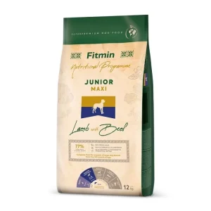 Ověřený Fitmin Medium Maxi Junior jehněčí s hovězím 12kg