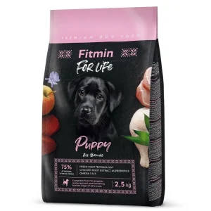 Fitmin dog For Life Puppy drůbeží, vepřové a hovězí pro štěňata 2,5kg Nejprodávanější