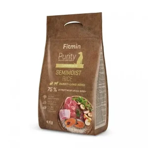 Fitmin dog Purity Rice Semimoist Rabbit & Lamb králík a jehněčí měkčené 4kg Akce