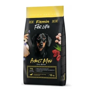 Fitmin dog For Life Adult Mini drůbeží, vepřové a hovězí pro malá plemena 12kg Víkendová Akce