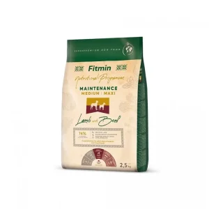 Fitmin Medium Maxi Maintenance jehněčí s hovězím 2,5kg Nejprodávanější