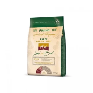 Poslední Šance Fitmin Medium Maxi Puppy jehněčí s hovězím 2,5kg