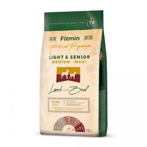 Fitmin Medium Maxi Light Senior jehněčí s hovězím 12kg Akce