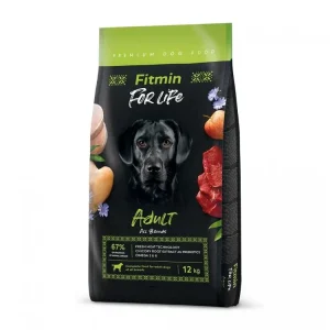 Fitmin dog For Life Adult drůbeží, vepřové a hovězí 12kg Akční Cena