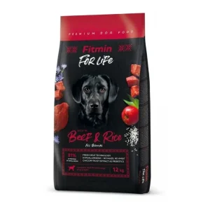 Fitmin dog For Life hovězí s rýží pro všechna plemena 12kg Nízká Cena
