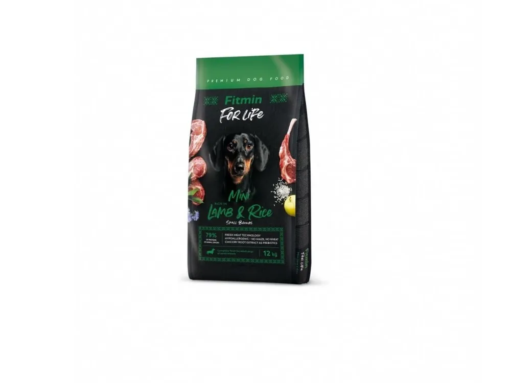 Fitmin dog For Life Adult mini jehněčí a rýže pro malá plemena 2,5kg Speciální Cena