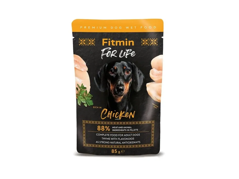 Speciální Cena Fitmin For Life Kuřecí kapsička pro psy 85 g