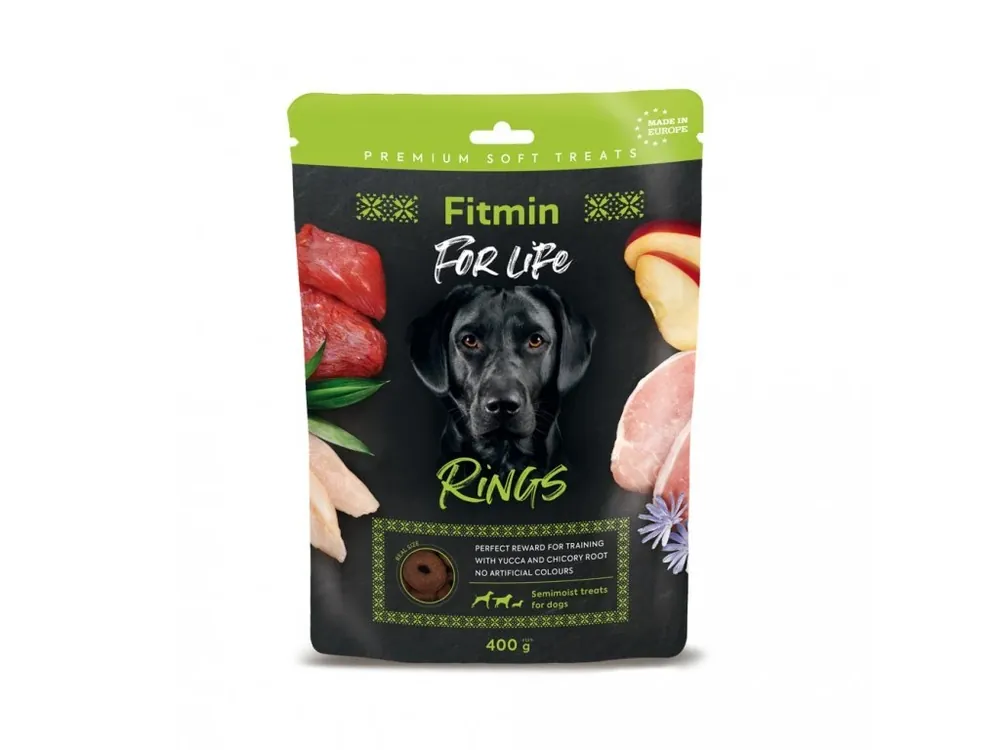 Nejprodávanější Fitmin For Life Rings pamlsek pro psy 400g