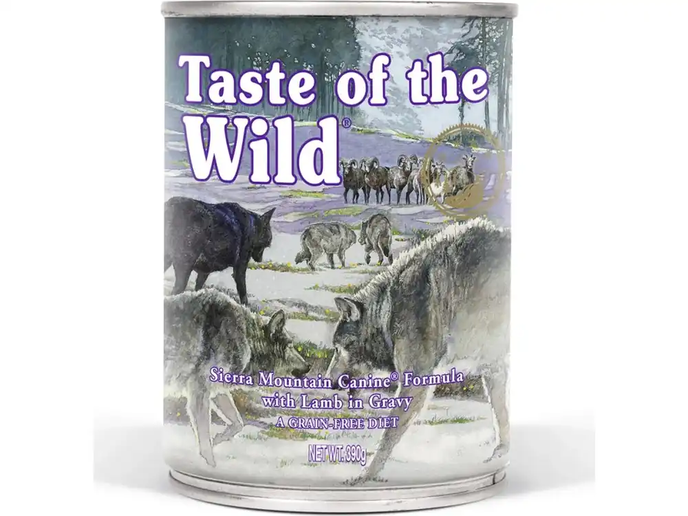 Rychlé Dodání Taste of the Wild Sierra Mnt. konzerva 390g