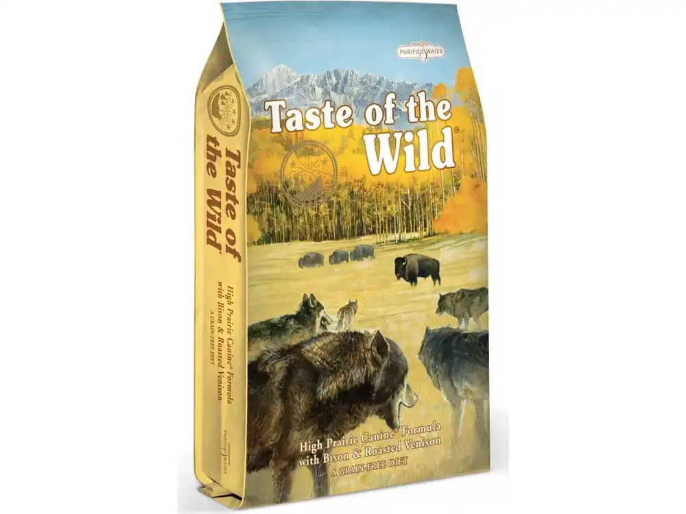 Nejlepší Volba Taste of the Wild High Prairie pečený bizon a jehněčí 12,2kg