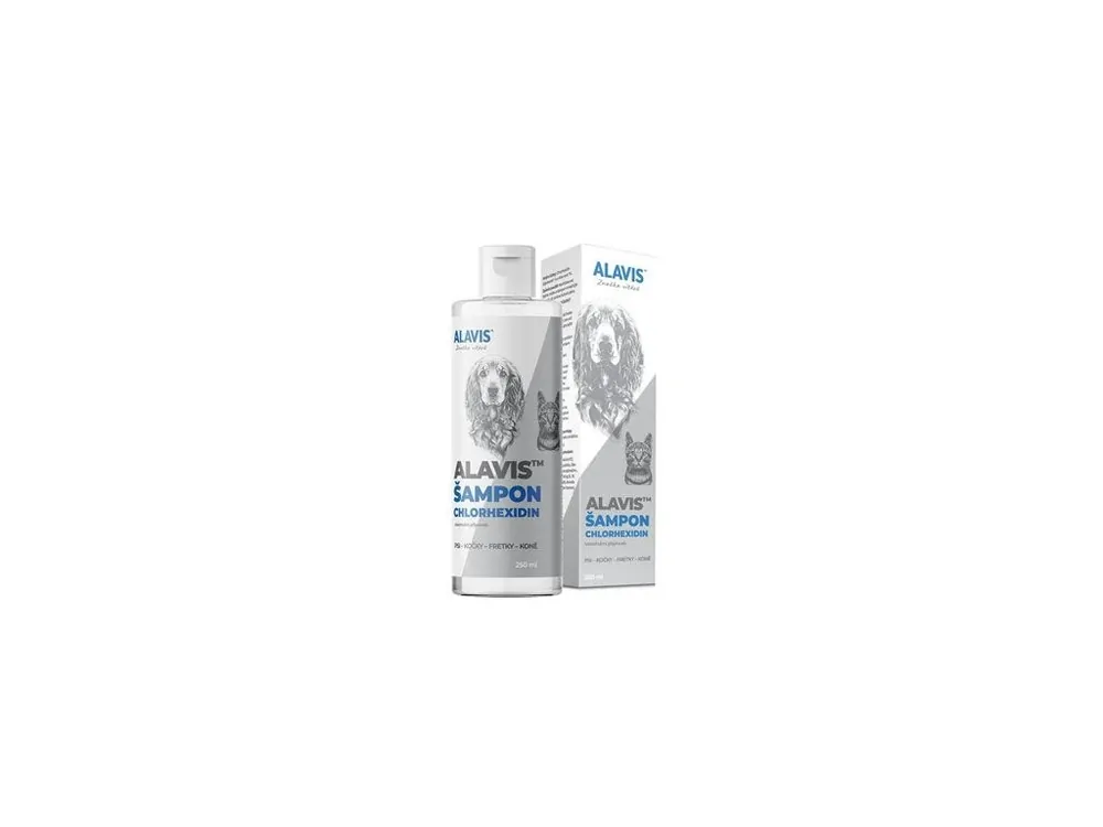 Alavis Šampon Chlorhexidin 250ml Novinka