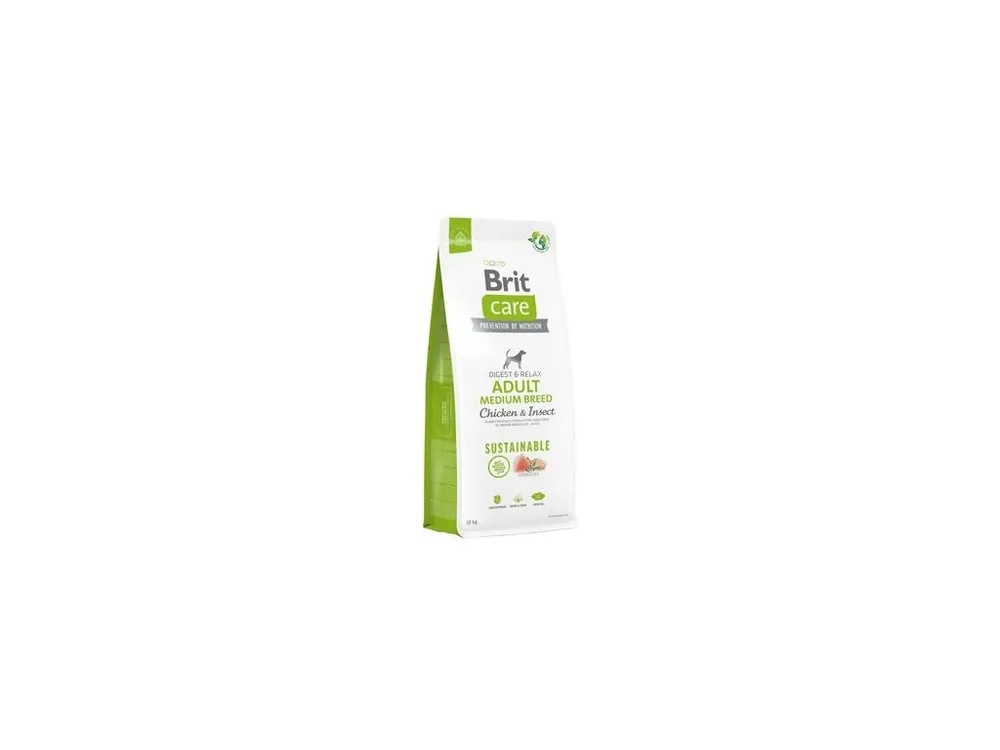 Brit Care Dog Sustainable Adult Medium Breed 12kg Víkendová Akce