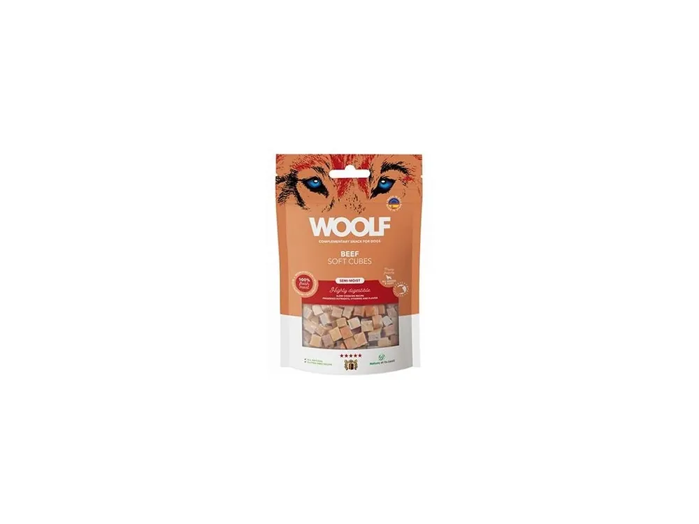 WOOLF pochoutka Soft Cubes Beef 100g Cenový Hit
