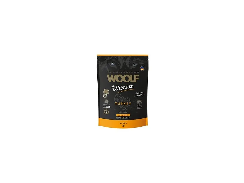 Nejprodávanější WOOLF Ultimate DogFood Semi-Moist Turkey 1kg