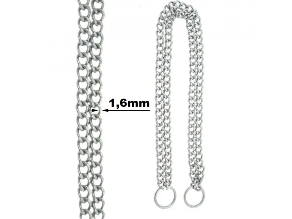 Stahovací obojek dvouřadý ø materiálu 1,6mm délka 30cm Poslední Šance