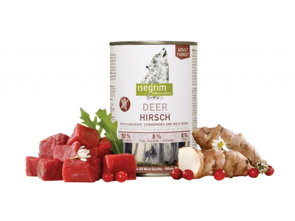 Top Prodej ISEGRIM Adult Forest Jelen s topinambury, brusinkami a bylinkami 400 g