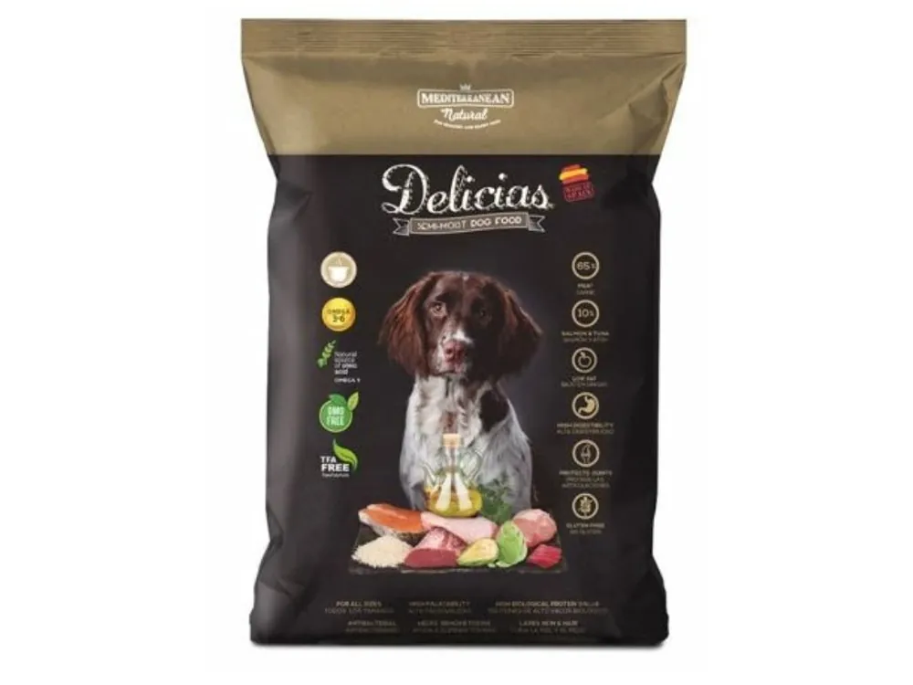 Delicias Adult poloměkké krmivo 1,5kg Vrácení Zdarma