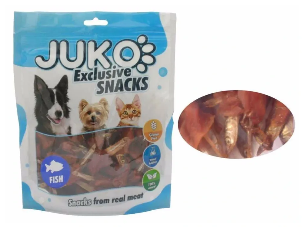 JUKO Snacks Chicken & Fish 250 g Top Prodej