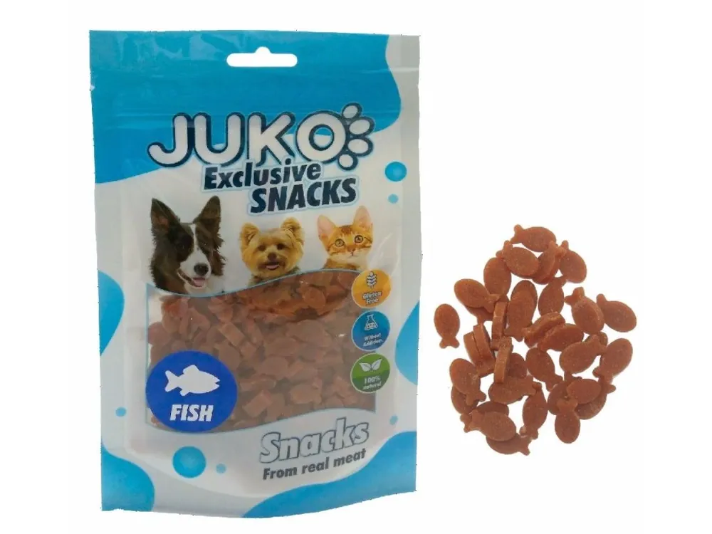 JUKO Snacks Tuna in fish shape 70 g Dokud Zásoby Vydrží