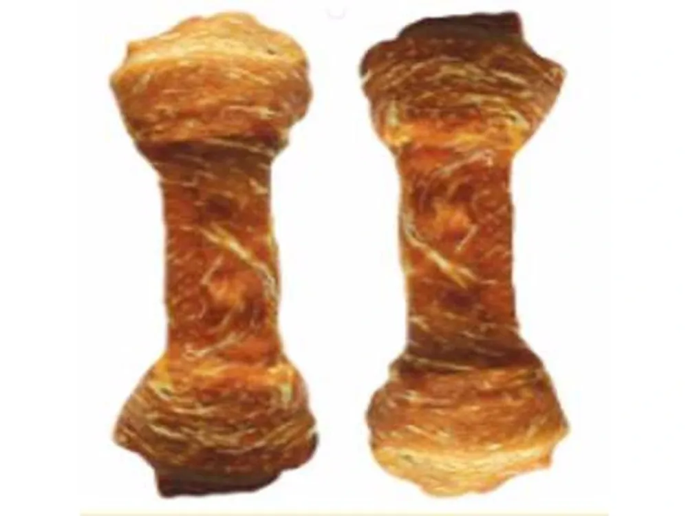 Expresní Doručení Uzel buvolí obalený kuřecím masem JUKO Snacks 15 cm (6 ks)