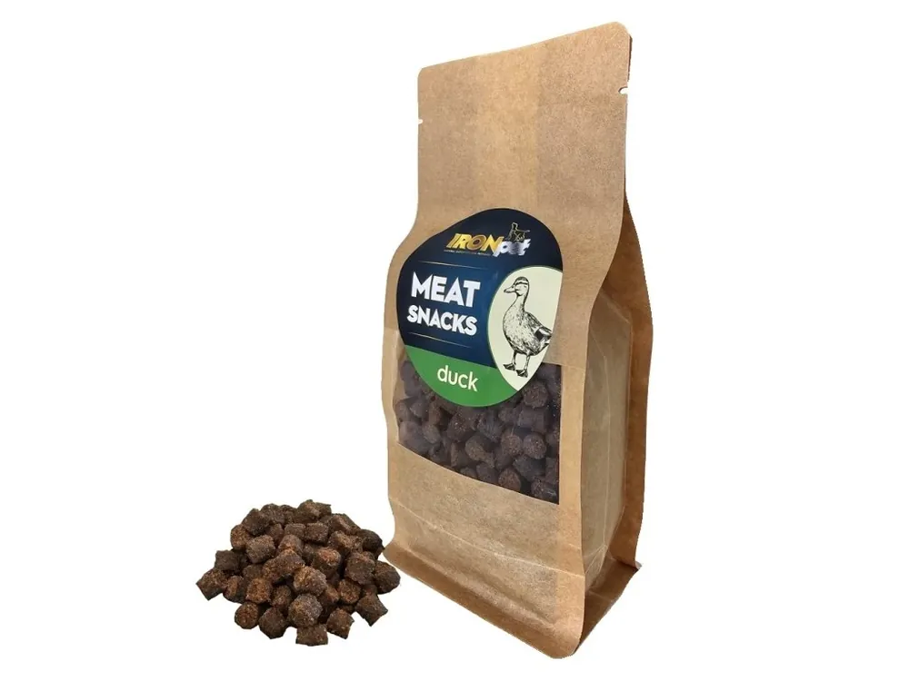 Zlevněný IRONpet tréninkové masové pamlsky Kachní 400 g