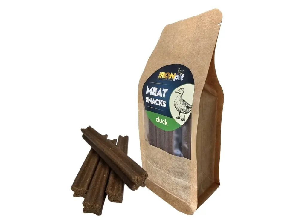 Super Cena IRONpet dentální masové pamlsky Kachní 400 g