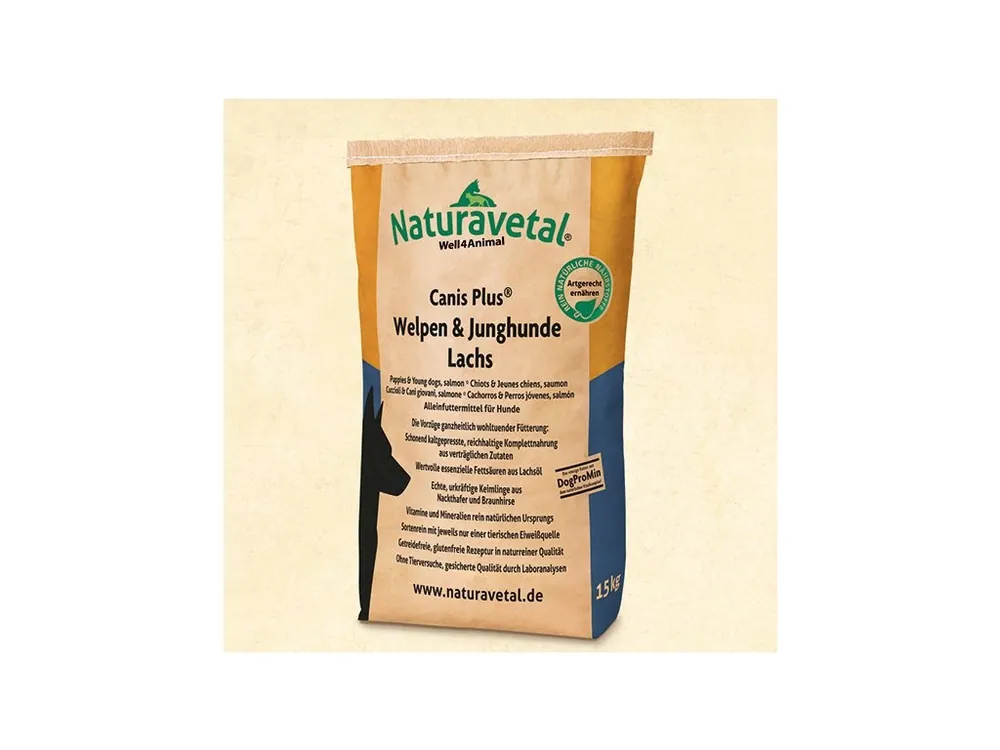 Odeslání Ihned Naturavetal CANIS PLUS pro štěňata s lososem 15kg
