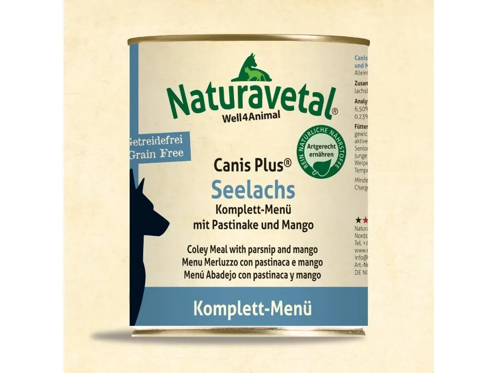Naturavetal Canis Plus Menu konzerva Mořská ryba 400g Značkový