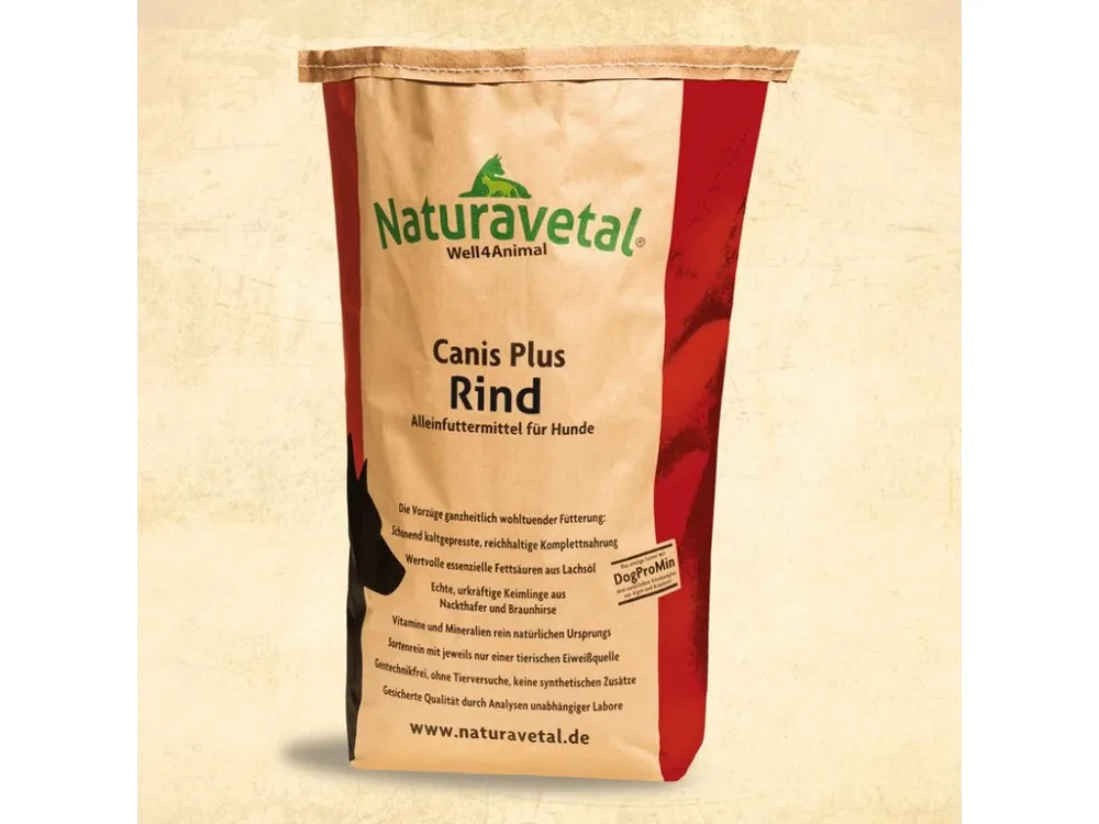Must-Have Naturavetal CANIS PLUS hovězí maso 15kg