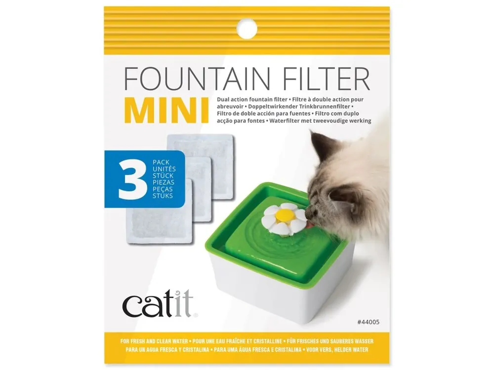 Finální Výprodej Náplň Catit filtrační pro fontánu Mini Flower 3ks