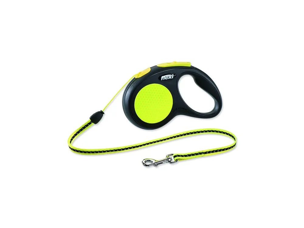 Vodítko FLEXI New Neon lanko S - 5 m 1ks Hit Sezóny