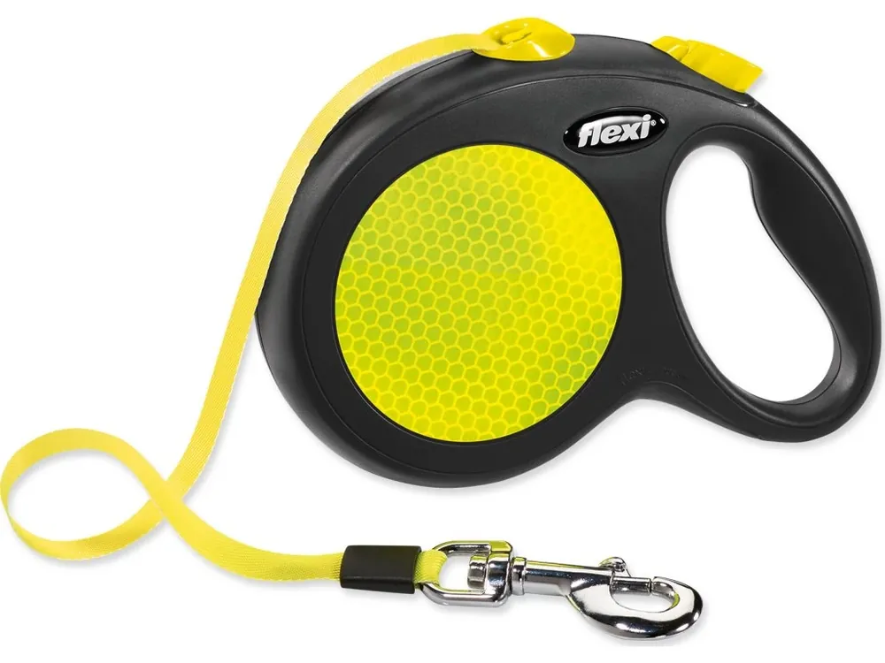 Originální Vodítko FLEXI New Neon páska L - 5m žluté 1ks