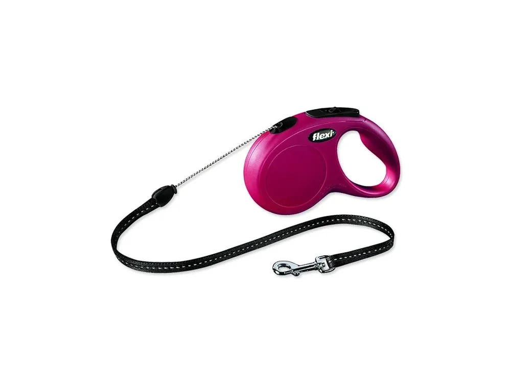 Originální Vodítko FLEXI Classic New lanko červené S - 5 m 1ks