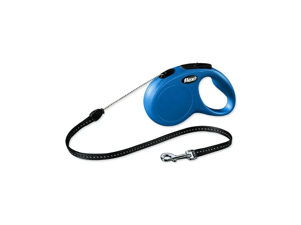 Vodítko FLEXI Classic New lanko modré S - 5 m 1ks Omezená Nabídka