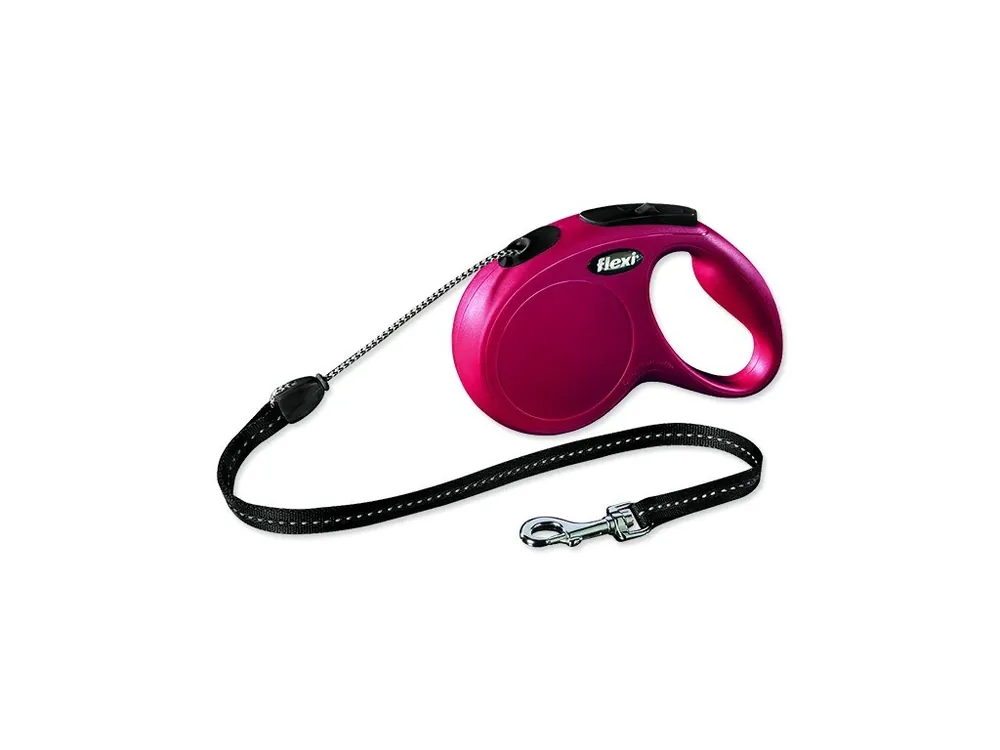Vodítko FLEXI Classic New lanko červené M - 5 m 1ks Značkový