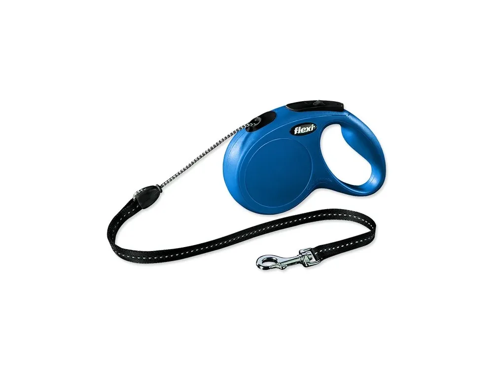 Vodítko FLEXI Classic New lanko modré M - 5 m 1ks Omezená Nabídka