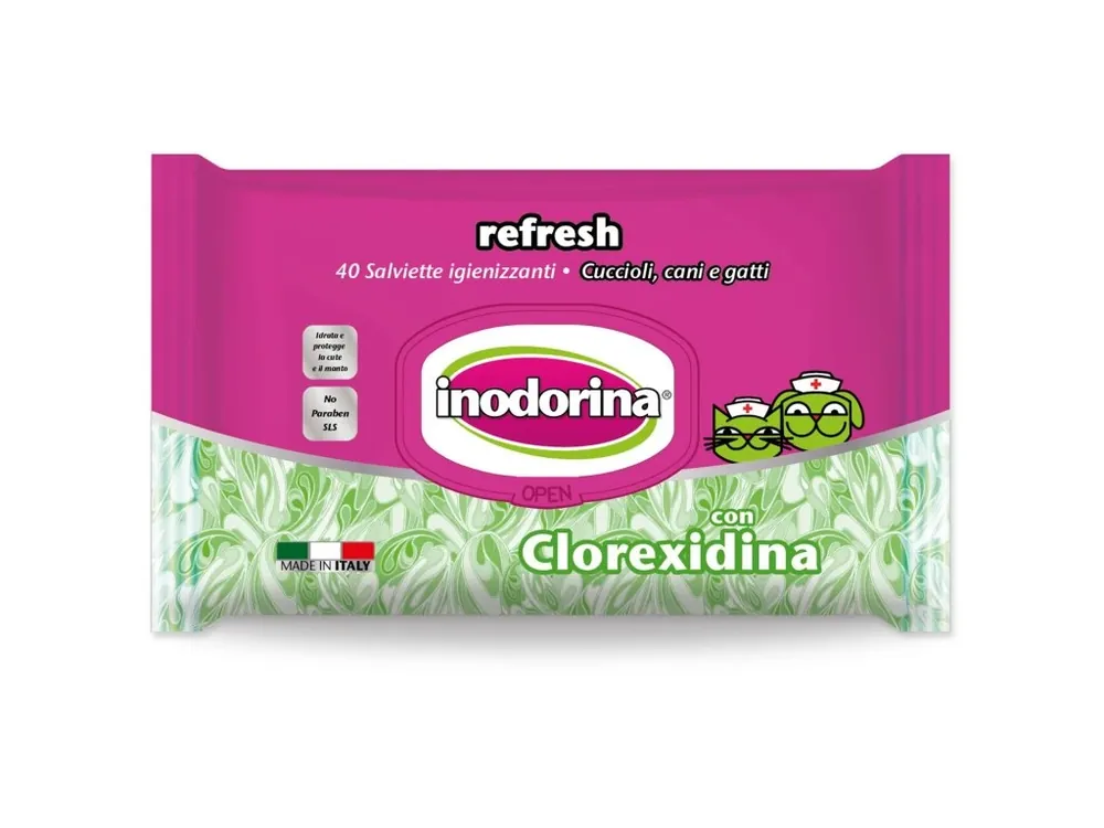 Jen Po Omezenou Doba Ubrousky Inodorina čistící Chlorhexidin 40ks