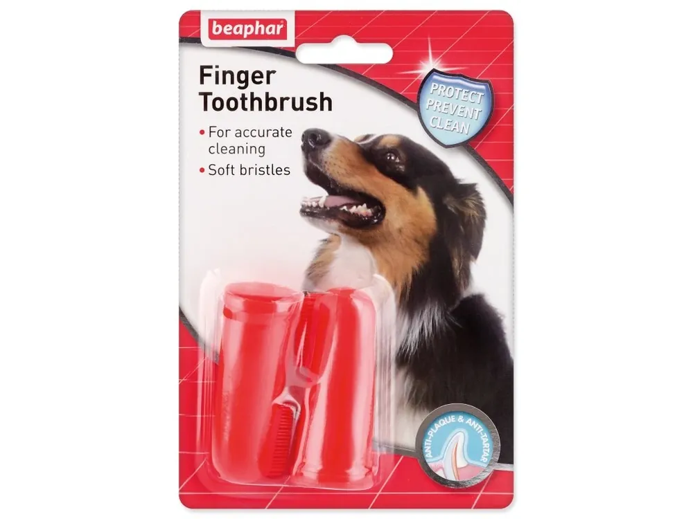 Kartáček Beaphar zubní Dog-A-Dent na prst Tovární Cena