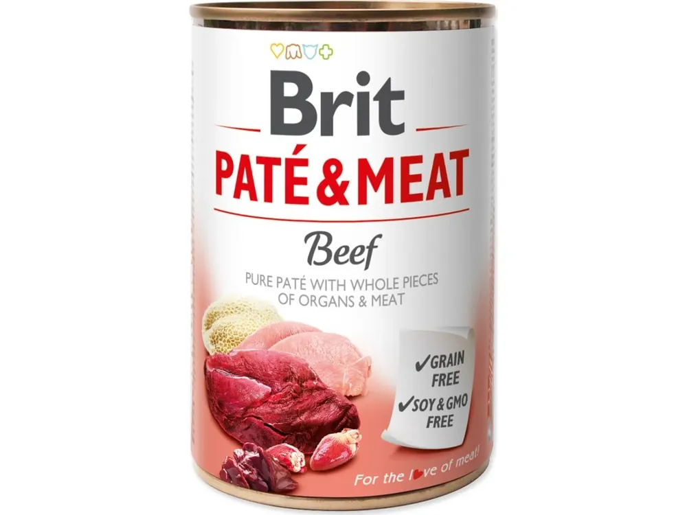 Nejlepší Cena Konzerva BRIT Paté & Meat Hovězí 400g
