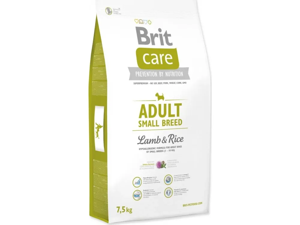 Brit Care Dog Adult Small Breed Lamb & Rice 7 kg Jen Po Omezenou Doba