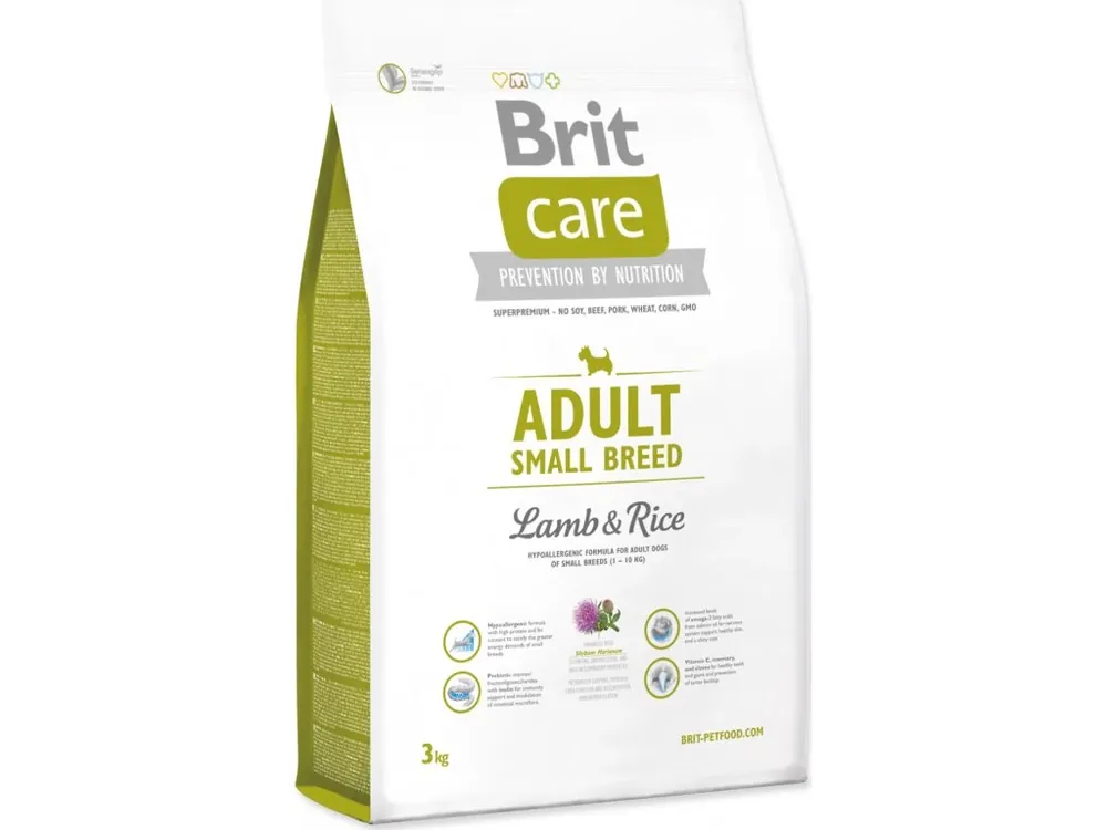 Časově Omezené Brit Care Dog Adult Small Breed Lamb & Rice 3 kg