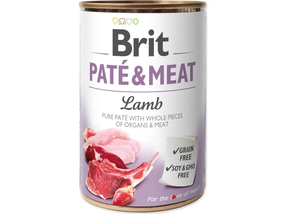 Konzerva BRIT Paté & Meat Jehně 400g Nakupujte Hned