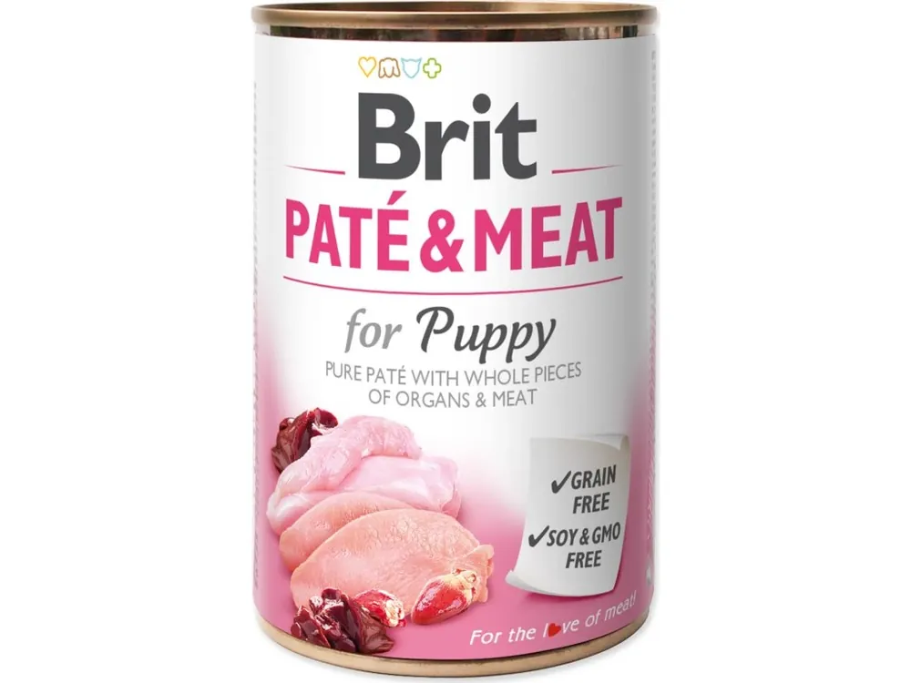 Konzerva BRIT Paté & Meat pro stěně 400g Vysoce Kvalitní