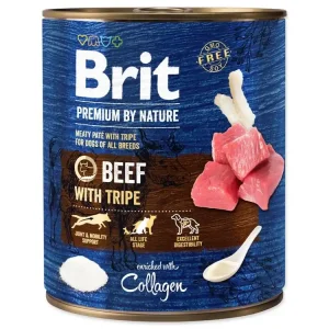 Akční Nabídka BRIT Premium by Nature paté hovězí s dršťkami 800g