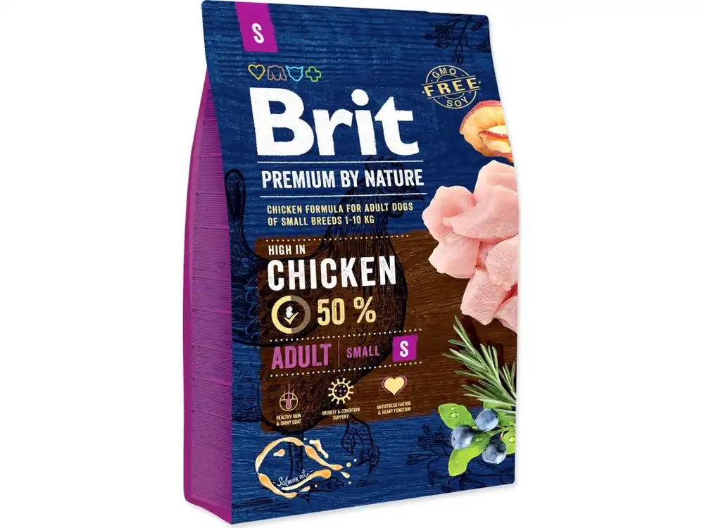 Vysoce Kvalitní Brit Premium pro dospělé malé psy 3kg